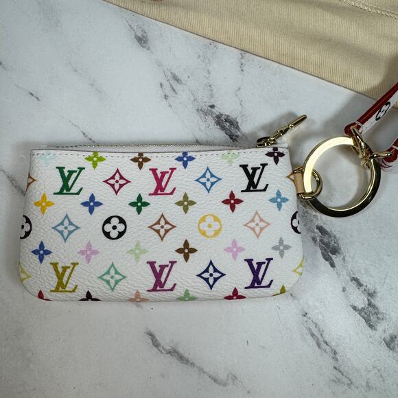Louis Vuitton Murakami Multicolor Phone Holder LV X TM Pouch Rare New 2025 - Picture 5 of 16